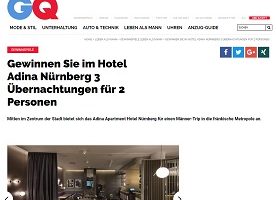 Adina Hotel Nürnberg Gewinnspiel