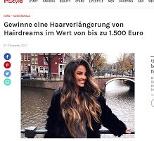 Hairdreams Haarverlängerung Gewinnspiel