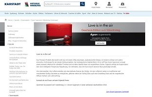 Dyson Supersonic Gewinnspiel, Karstadt Gewinnspiel