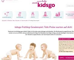 KidsGo Frühling Gewinnspiel, KidsGo Gewinnspiel