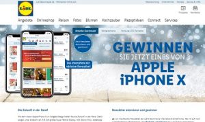 Lidl Apple iPhone X Gewinnspiel