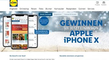 Lidl Apple iPhone X Gewinnspiel