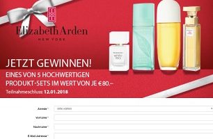 Elizabeth Arden Produkt-Set Gewinnspiel, Müller Gewinnspiel