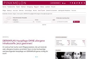 Dermaplan Hautpflege Gewinnspiel, Pinkmelon Gewinnspiel