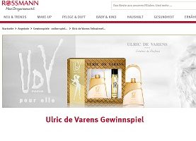 Ulric de Varens Eau de Parfum Gewinnspiel, Rossmann Gewinnspiel