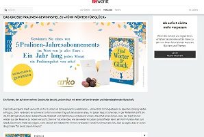 Pralinen Abo Gewinnspiel, Rowohlt Gewinnspiel