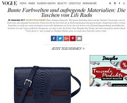 Lili Radu Tasche Gewinnspiel, Vogue Gewinnspiel