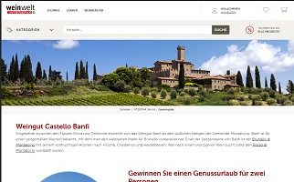 Weingut Castello Banfi Gewinnspiel