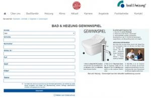 Duravit Wand WC Gewinnspiel, bad und heizung Gewinnspiel