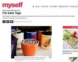 BecksCoacoa Kakao-Paket Gewinnspiel, myself Gewinnspiel