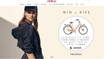 Cortina E-Bike Gewinnspiel, s.oliver Gewinnspiel