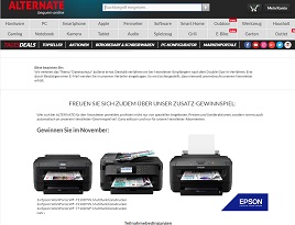Multifunktionsdrucker Gewinnspiel, Alternate Gewinnspiel