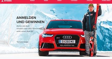 Audi S3 Gewinnspiel, Atomic Gewinnspiel