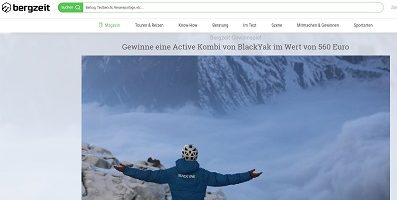 Black Yak Winter Outfit Gewinnspiel, Bergzeit Gewinnspiel