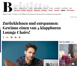 Tchibo Lounge Chair Gewinnspiel, Bigitte Gewinnspiel