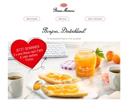 bonne-maman.de/bonjour, Bonne Maman Code eingeben, Bonne Maman Gewinnspiel