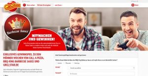 Gasgrill Gewinnspiel, Call a Pizza Gewinnspiel
