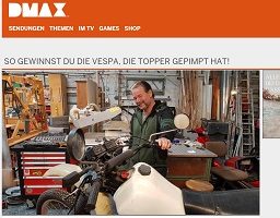 Vespa Oldtimer Motorroller Gewinnspiel, DMAX Gewinnspiel
