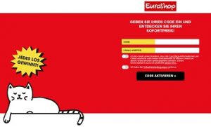 EuroShop Rubbeln Gewinnspiel, EuroShop Gewinnspiel