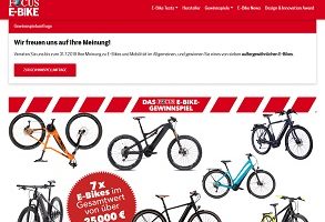 Focus E-Bike Gewinnspiel, Focus Gewinnspiel
