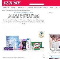 P&G Produktpaket Gewinnspiel, Für Sie Gewinnspiel