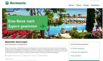 Zypern Reise Gewinnspiel, Germania Gewinnspiel