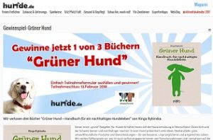 Hunde-Buch Gewinnspiel, Hunde.de Gewinnspiel