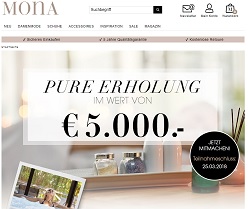 Mona Wellness-Reise Gewinnspiel, Mona Gewinnspiel, Mona Wellness-Reise gewinnen