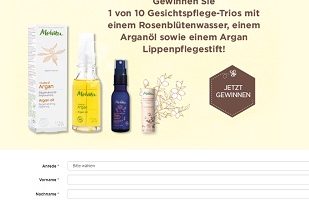 Melvita Gesichtspflege Gewinnspiel, Müller Gewinnspiel