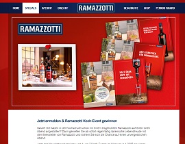 Koch-Event Gewinnspiel, Ramazotti Gewinnspiel