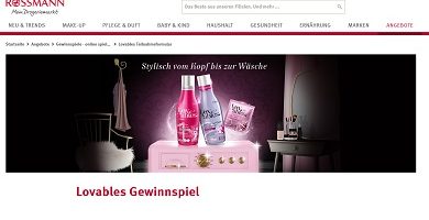 Fotoshooting Gewinnspiel, Rossmann Gewinnspiel