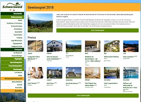 Schwarzwald Urlaub Gewinnspiel, Schwarzwald Gewinnspiel