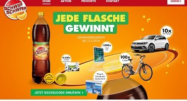 Schwip Schwap Code eingeben, Schwip Schwap Gewinnspiel