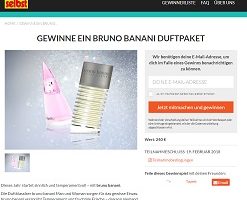 Bruno Banani Duftpaket Gewinnspiel, Selbst Gewinnspiel