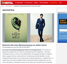 Atelier Torino Anzug Gewinnspiel, TV Digital Gewinnspiel