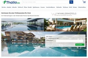 Winklerhotels Gewinnspiel, Thalia Gewinnspiel