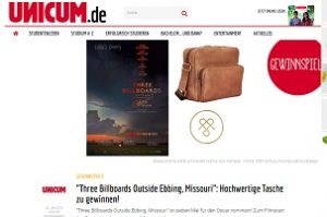 Maxwell-Scott Messengerbag Gewinnspiel, Unicum Gewinnspiel