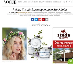 Stockholm Reise Gewinnspiel, Vogue Gewinnspiel