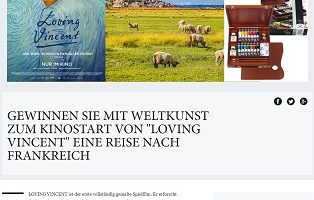 Frankreich Reise Gewinnspiel, Weltkunst Gewinnspiel