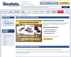 Bosch Handkreissäge Gewinnspiel, Westfalia Gewinnspiel