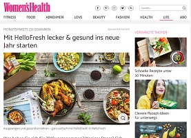 HelloFresh Kochbox Gewinnspiel, WomensHealth Gewinnspiel