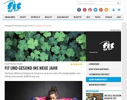 Olip Produktpaket Gewinnspiel, fit For Fun Gewinnspiel