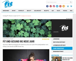 Olip Produktpaket Gewinnspiel, fit For Fun Gewinnspiel