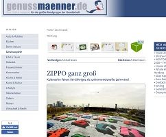 Zippo Feuerzeug Gewinnspiel, genussmaenner Gewinnspiel