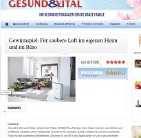 Philips Luft-Reiniger Gewinnspiel, gesund und vital Gewinnspiel