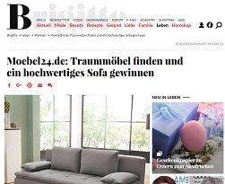 HTI-Living Sofa Gewinnspiel, Brigitte Gewinnspiel