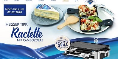 WMF Raclette Grill Gewinnspiel, Cambozola Gewinnspiel