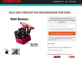 Hotel Hamburg Hafen City Gewinnspiel, Cosmopolitan Gewinnspiel