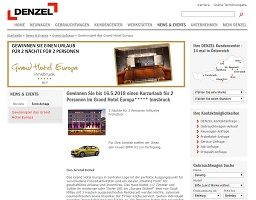 Innsbruck Reise Gewinnspiel, Denzel Gewinnspiel