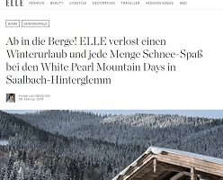 Saalbach Hinterglemm Winterurlaub Gewinnspiel, Elle Gewinnspiel